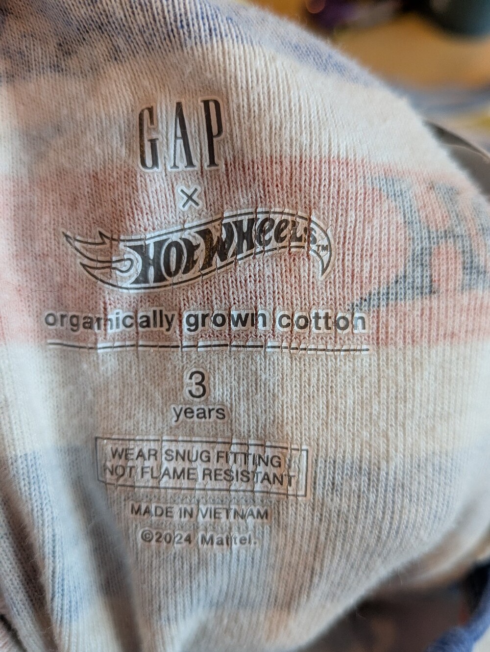 **3 For $12** 3T GapxHotwheels Pajamas - Picture 4 of 6
